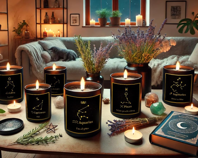 Zodiac Scented Votive Candles (12 Pack)